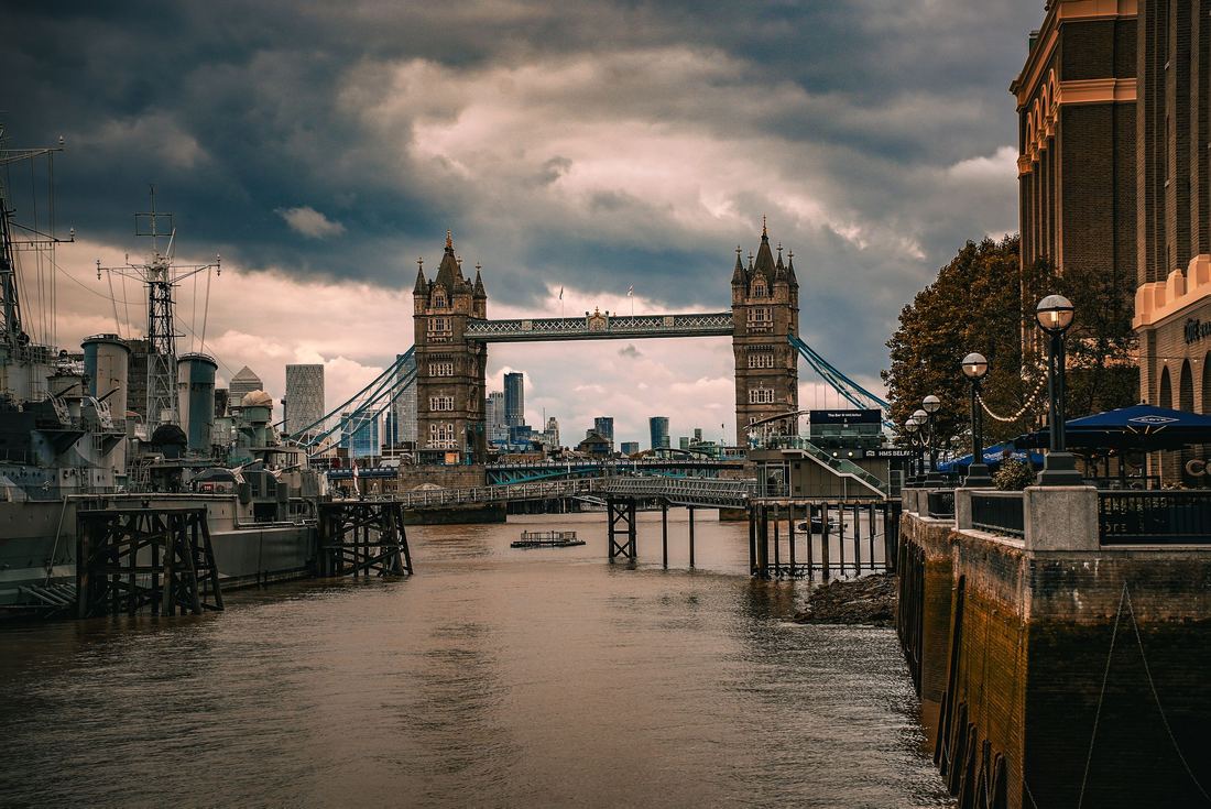 Tower Bridge on the River Thames, London